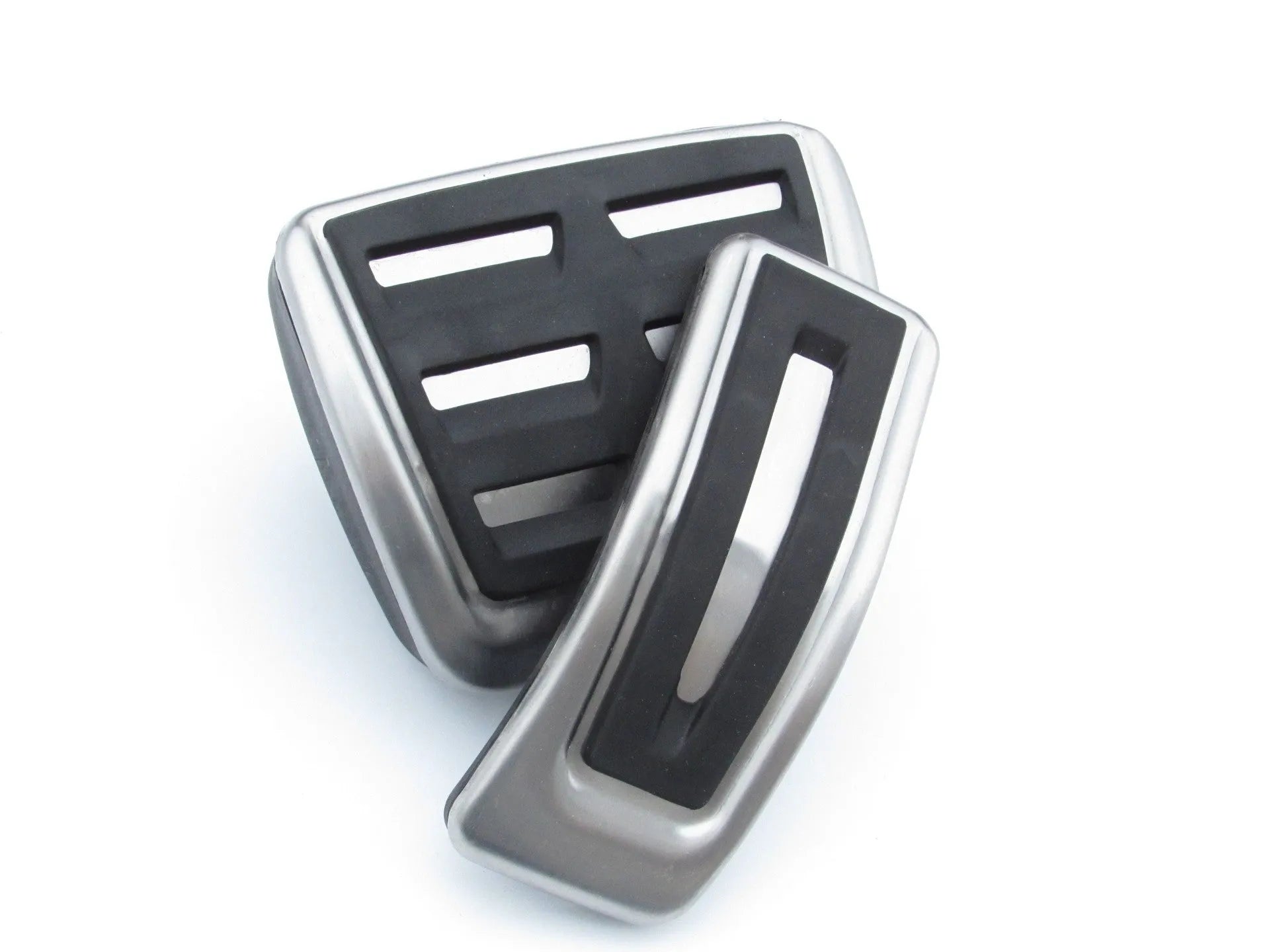 Stainless steel brake and accelerator pedal covers for Porsche Macan vehicles