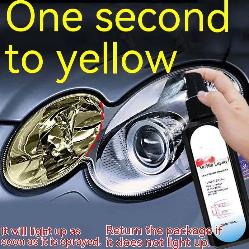 100 ml bottle of car headlight restoration liquid for plastic lens polishing