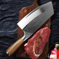 40cr13 stainless steel kitchen knife with 320mm length and forged blade construction
