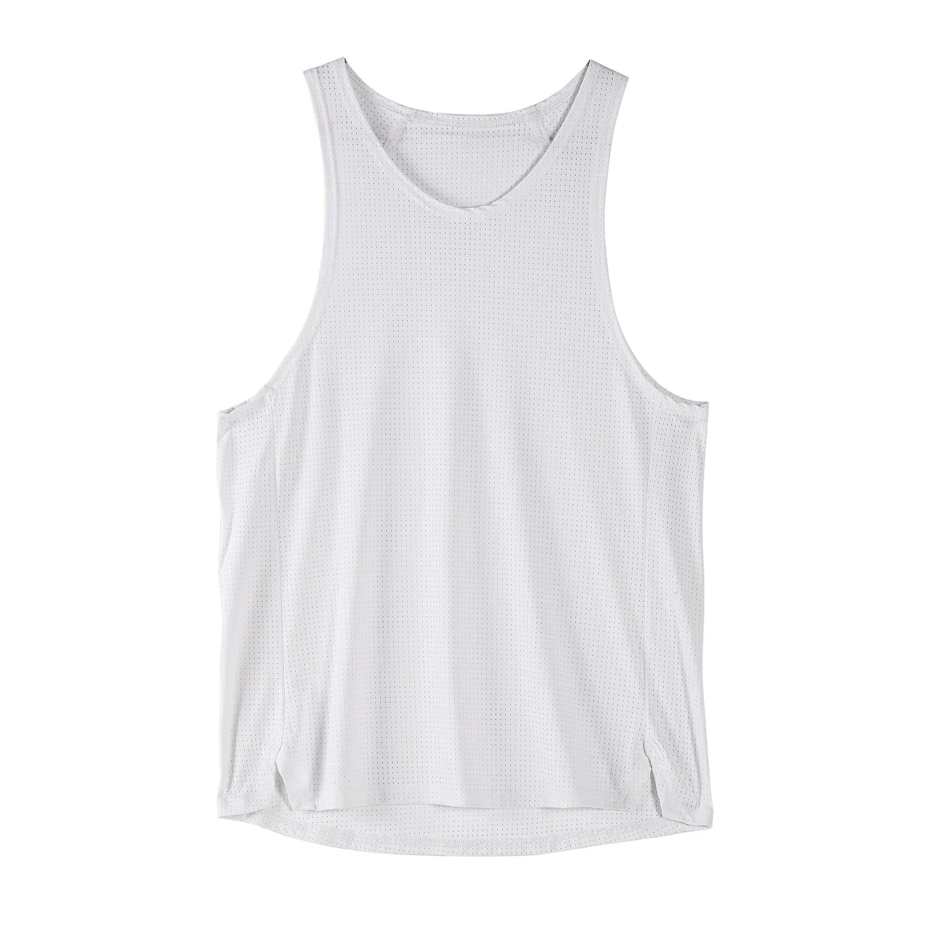 Men's black nylon sleeveless vest laid flat showing casual style and soft fabric.