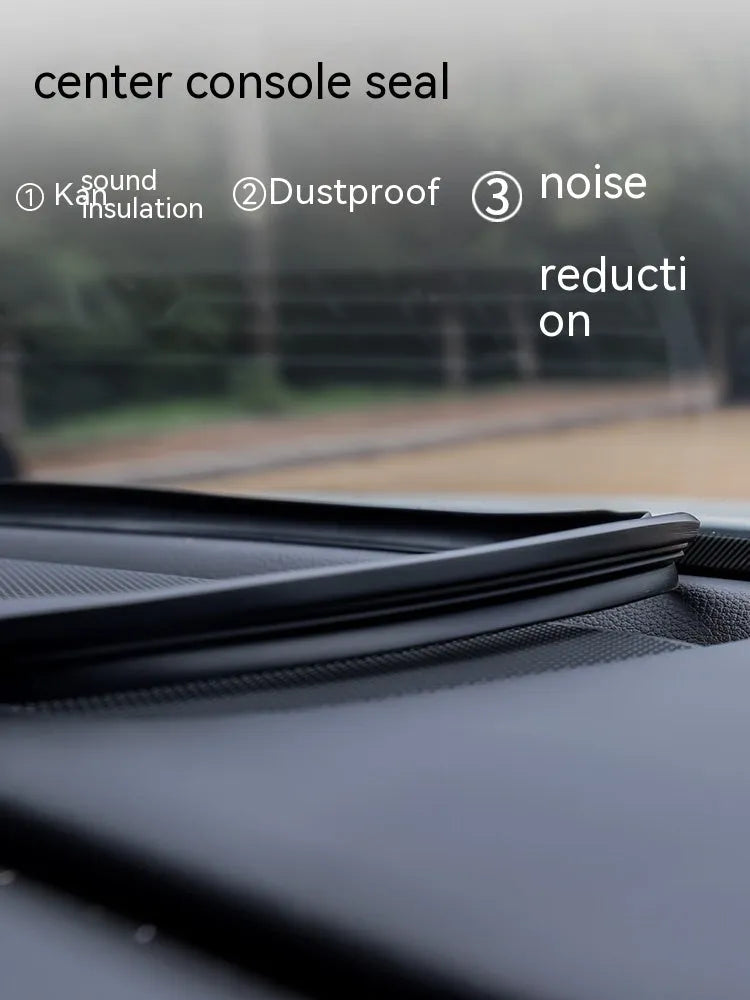 Mitsubishi Outlander dashboard soundproof seal strip with six-card slots and 1.6 metre silicone construction