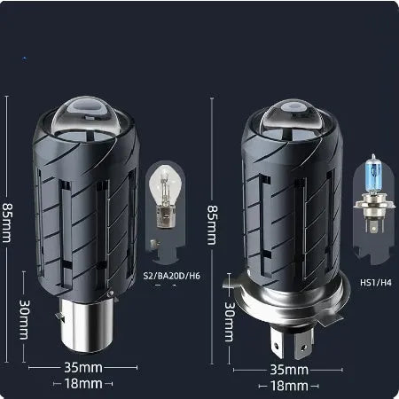 LED headlight conversion kit for Chunfeng motorcycles with integrated far and near light functions