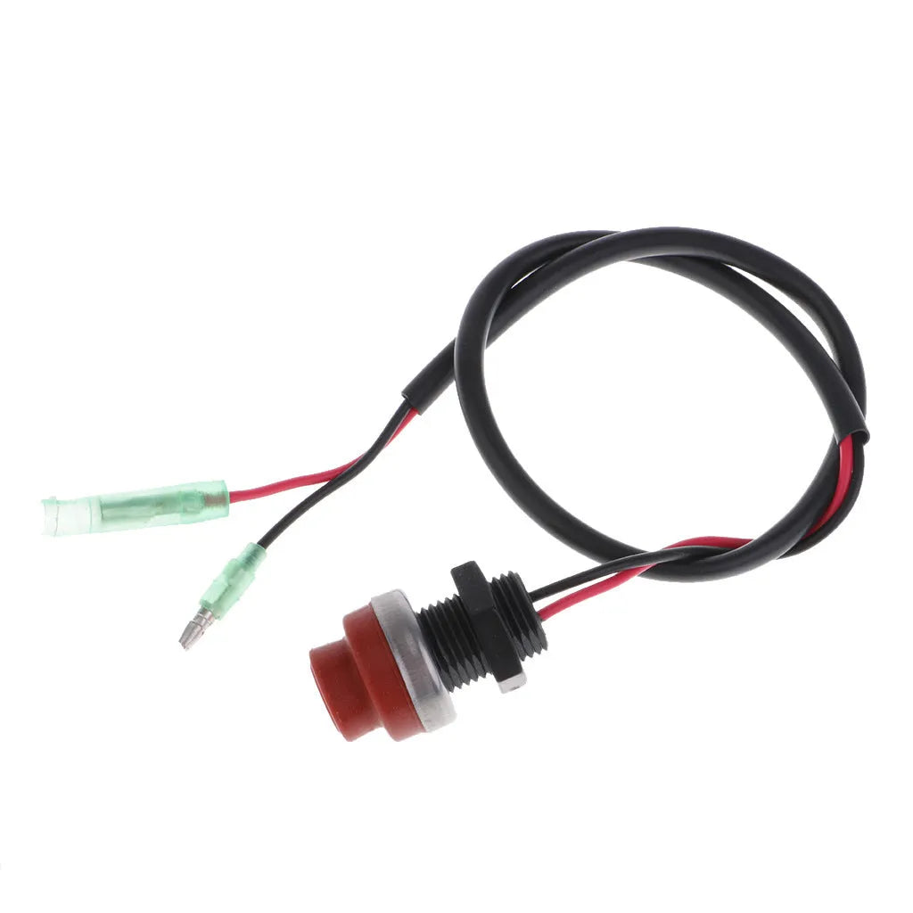 YAMAHA outboard motor kill switch stop cord with plastic body and coiled rope lanyard