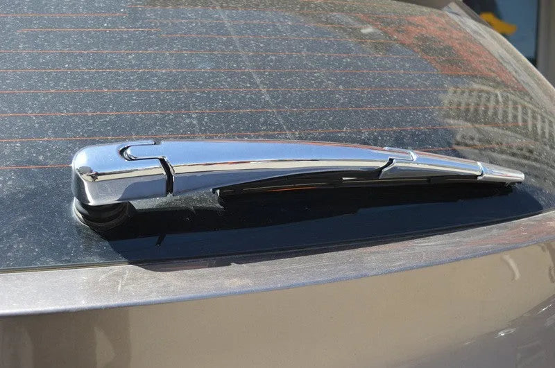 Hyundai rear window wiper cover trim set in silvery ABS plastic for 2010 models