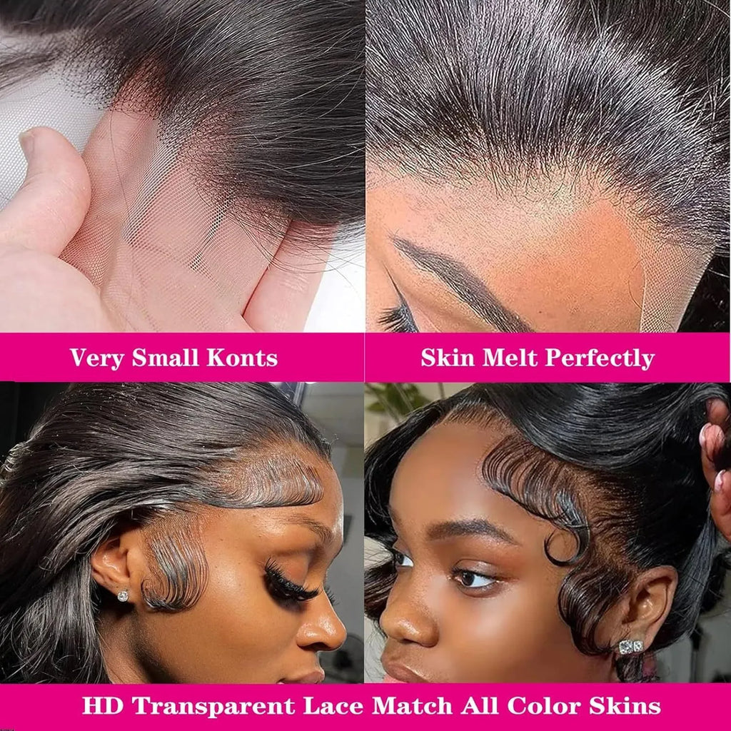 Black curly synthetic lace front wig with medium-long 22-inch length and natural hairline appearance