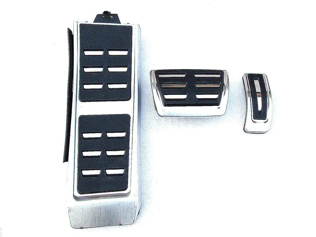 Stainless steel brake and accelerator pedal covers for Porsche Macan vehicles