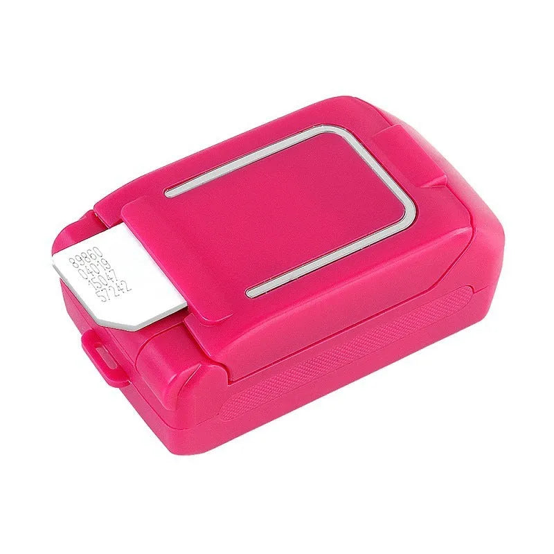 Mini flip mobile phone in six colours with closed flip cover