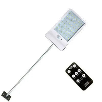 Black and white waterproof solar garden light for outdoor courtyard and balcony LED lighting