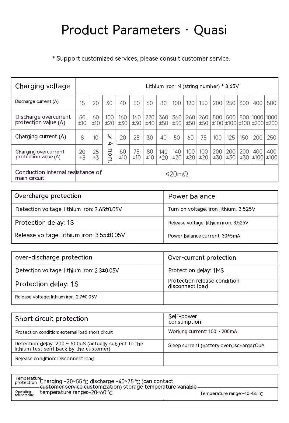 Dali lithium iron phosphate battery protection board for 4S 12V LiFePO4 packs