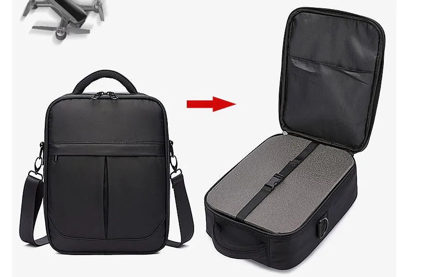 Black men's messenger shoulder bag made from Oxford fabric showing its size.
