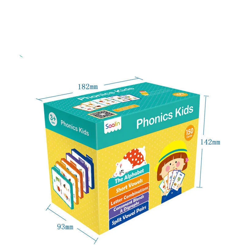 220 high frequency word gift box set with phonics cards and workbooks for early childhood education