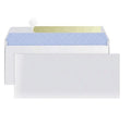 Blue anti-opening security envelope with self-adhesive sealing, dimensions 105mm by 240mm