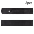 Black hip bridge training belt for weight-bearing exercises in yoga and fitness routines