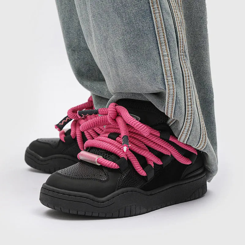 Unisex low-top casual shoes in denim blue with mesh upper, rubber sole, and round toe.
