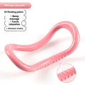 Yoga four-piece set with leg stretching device, ring, pedal tensioneer, and figure eight rope
