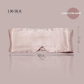 Mulberry silk sleep mask in champagne gold colour for light blocking during sleep