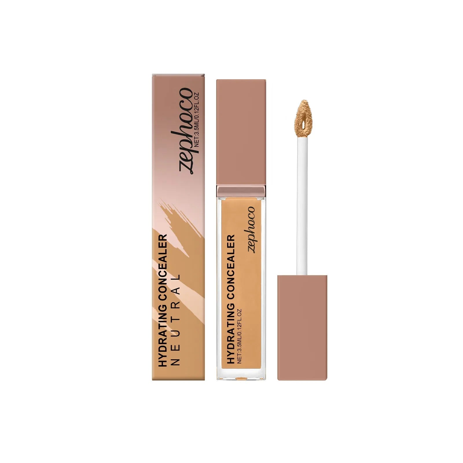 3.5ml tube of medium skin tone liquid foundation and concealer with natural finish.