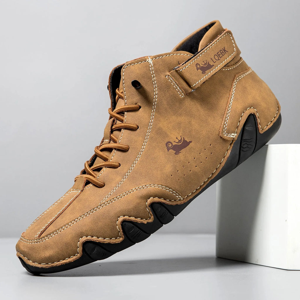 Men's high-top octopus Martin boots with rubber sole in multiple colour options