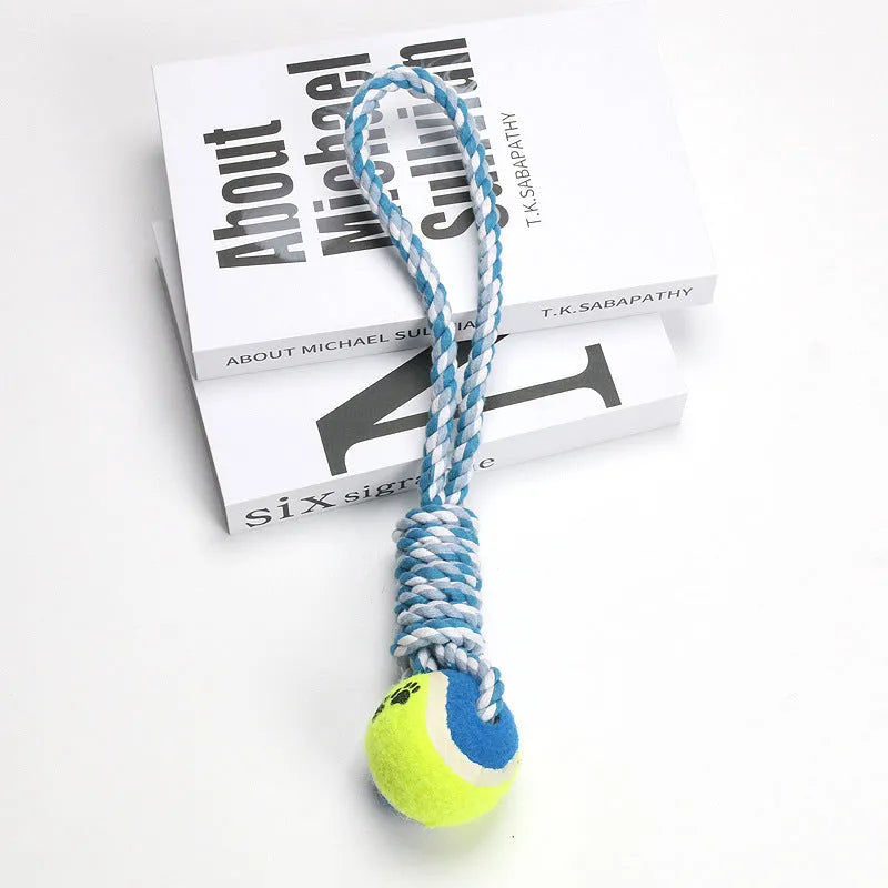 38cm red white and blue white cotton rope dog toy for medium large breed vent relieving