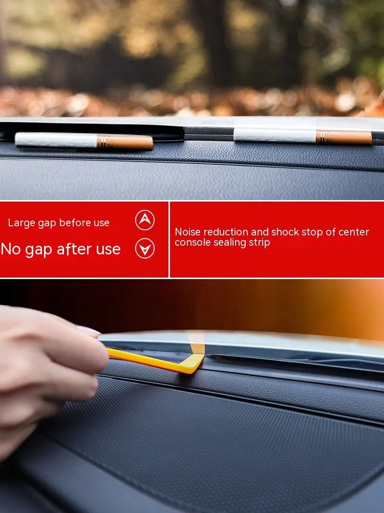 Mitsubishi Outlander dashboard soundproof seal strip with six-card slots and 1.6 metre silicone construction