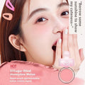Powder blusher compact with nude shimmer shades including Oxygenated White Peach, Sweet Potato Heartbeat colours