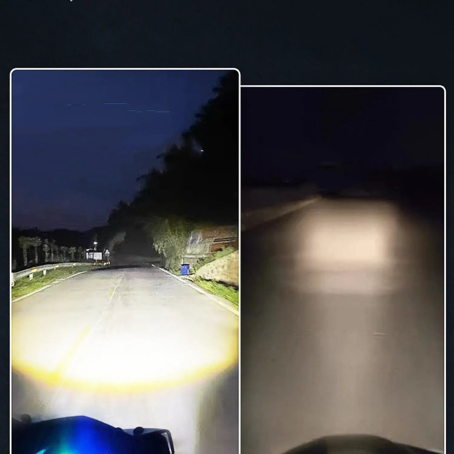 LED headlight conversion kit for Chunfeng motorcycles with integrated far and near light functions