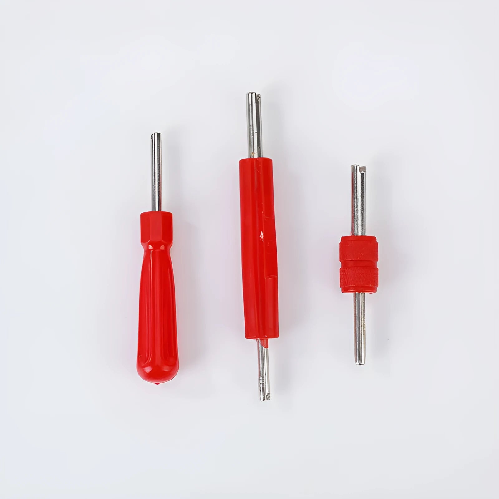 Single-head aluminium alloy twist valve wrench in one of three available colour styles