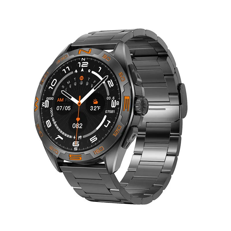 Smart watch with health monitoring features including blood pressure and blood oxygen detection
