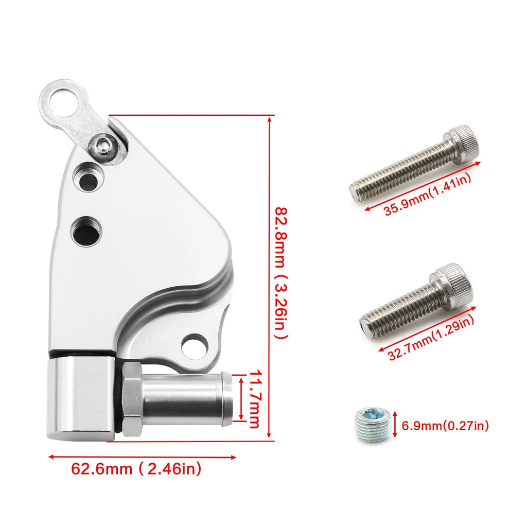 Aluminium K Series intake manifold coolant adapter for K20 and K24 engines.