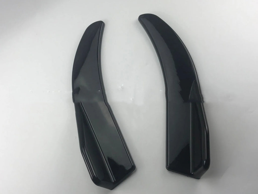 ABS car front and rear deflector light for General Motors vehicles in bright black finish