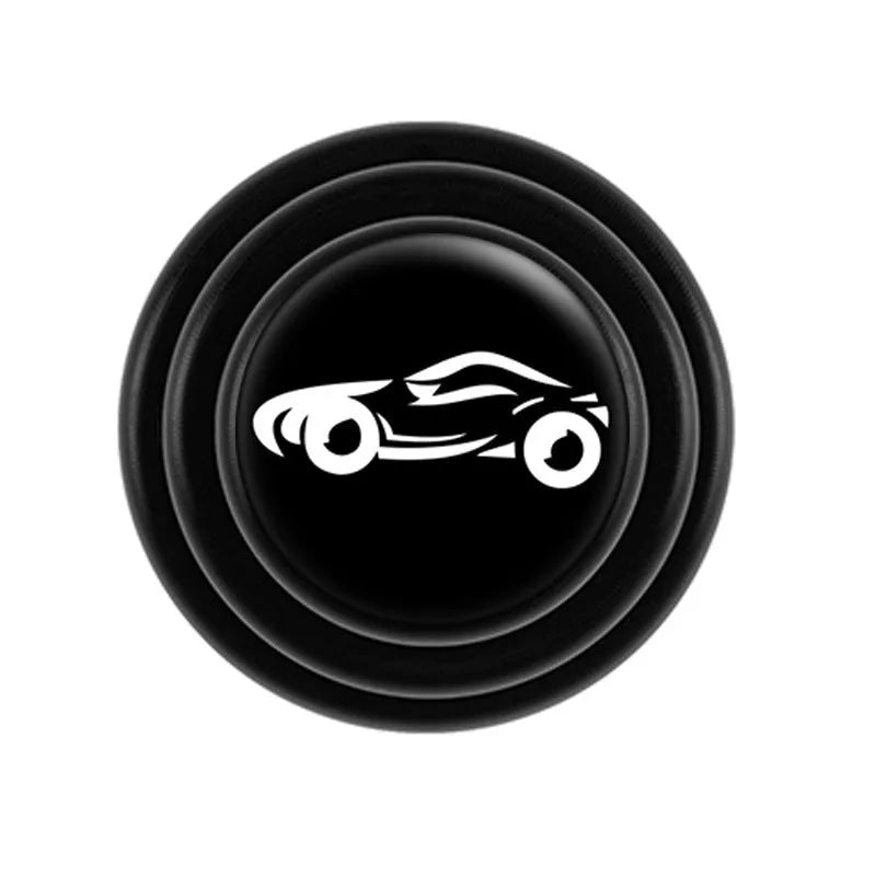 Silicone car door shock pads in black and luminous options with 20mm thickness