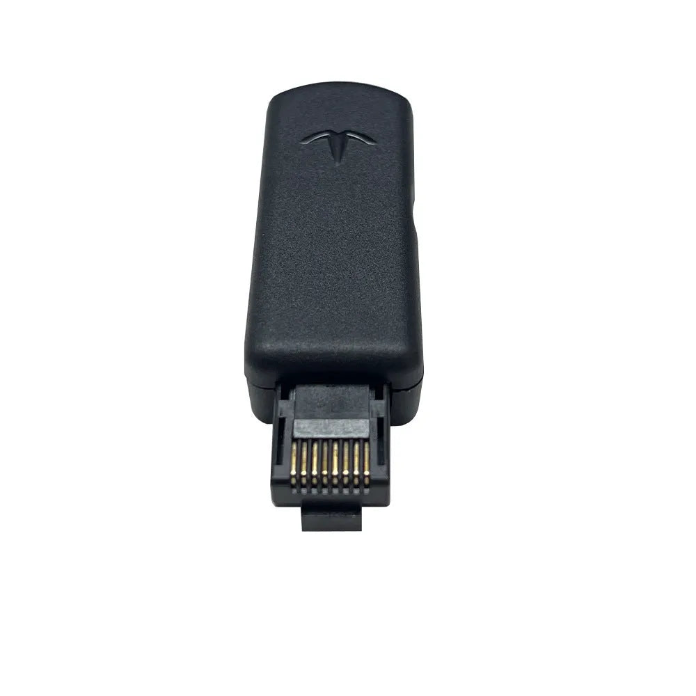Black JB Tool USB adapter for PS5 jailbreak with USB and Ethernet ports