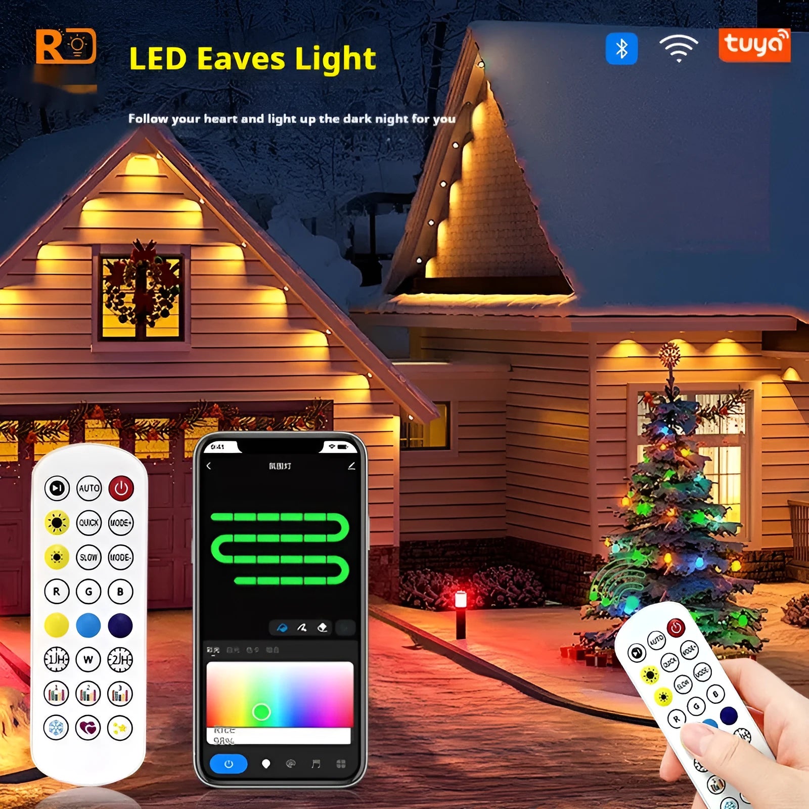 Outdoor string lights with planets design and remote control for courtyard decoration