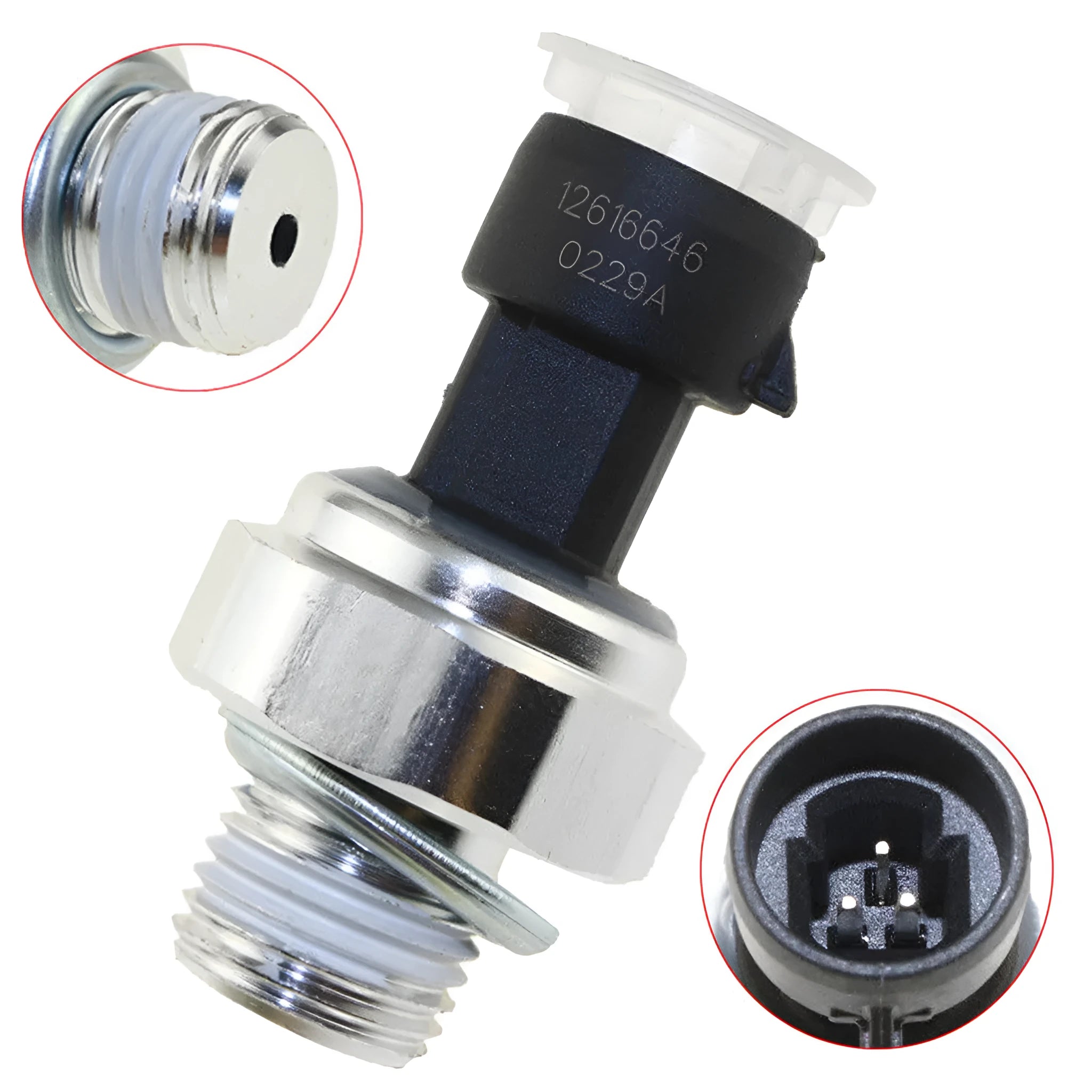 GM oil pressure sensor part numbers 12573107 12567323 for Buick Chevrolet vehicles