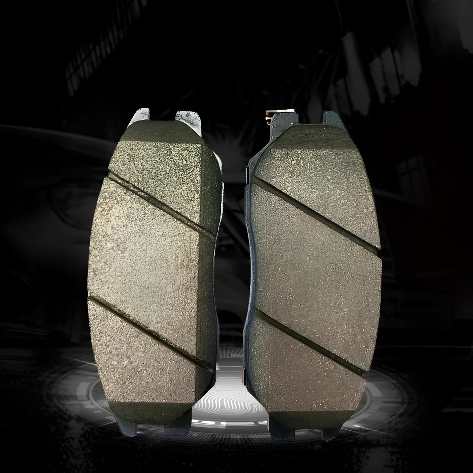 Aiteng Kyron Rester front brake pads kit with part numbers 4813009A10 and 4813008BA0