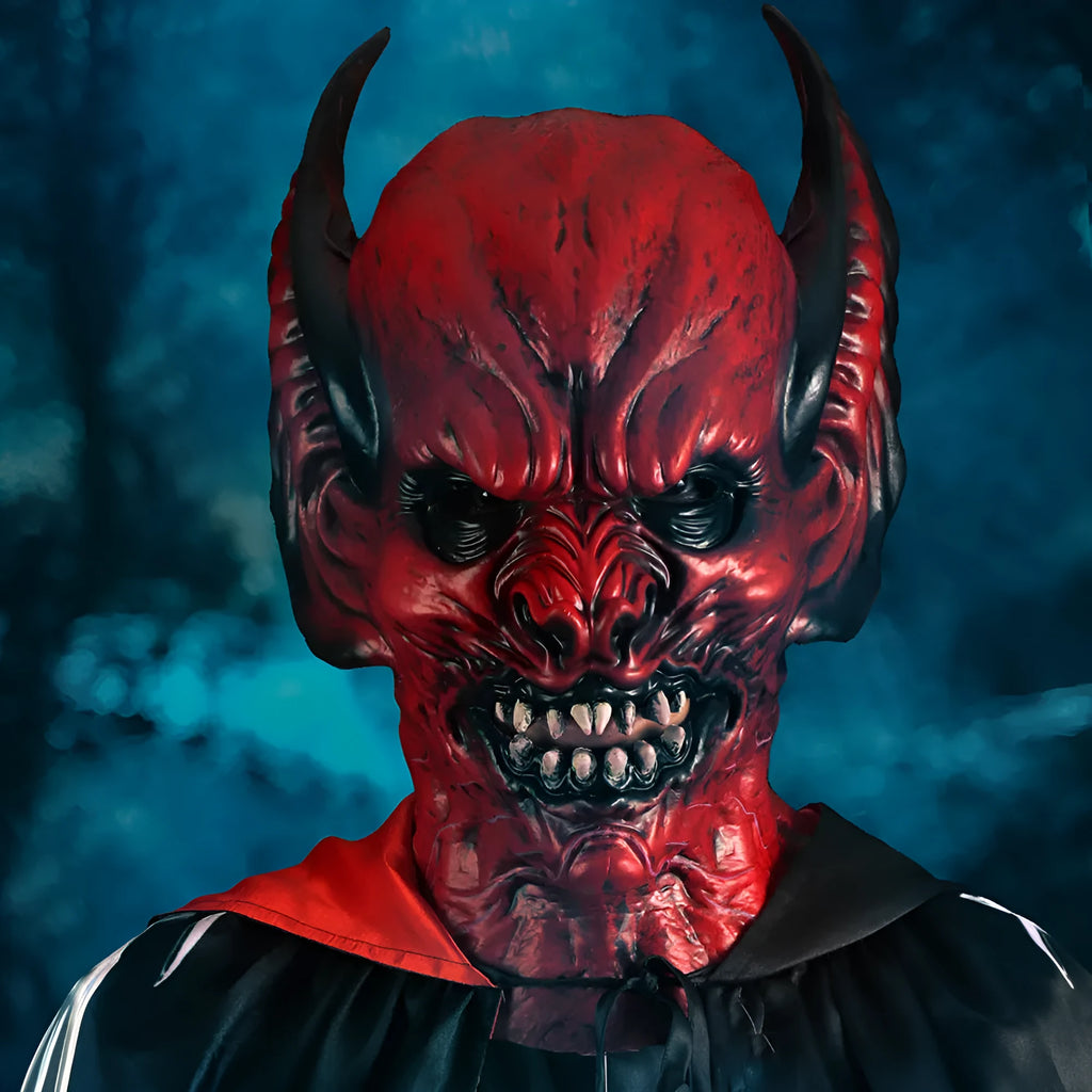 Red bat head cover Halloween mask made from RP foam for costume parties
