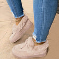 Women's cotton indoor slippers with velvet trim, shown in a selection of available colours.