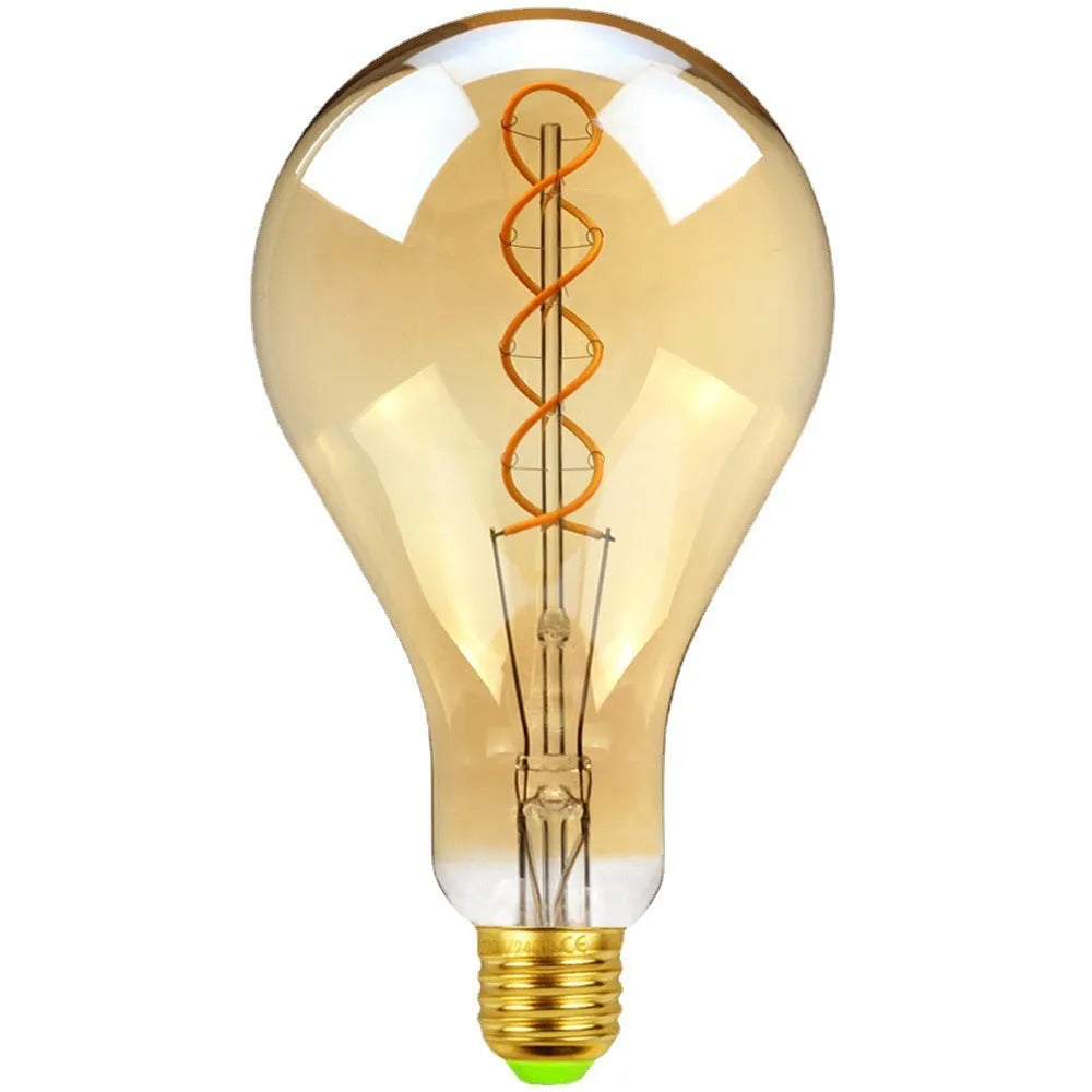 Double helix LED soft light strip measuring 110mm by 200mm with gold A110 power supply option