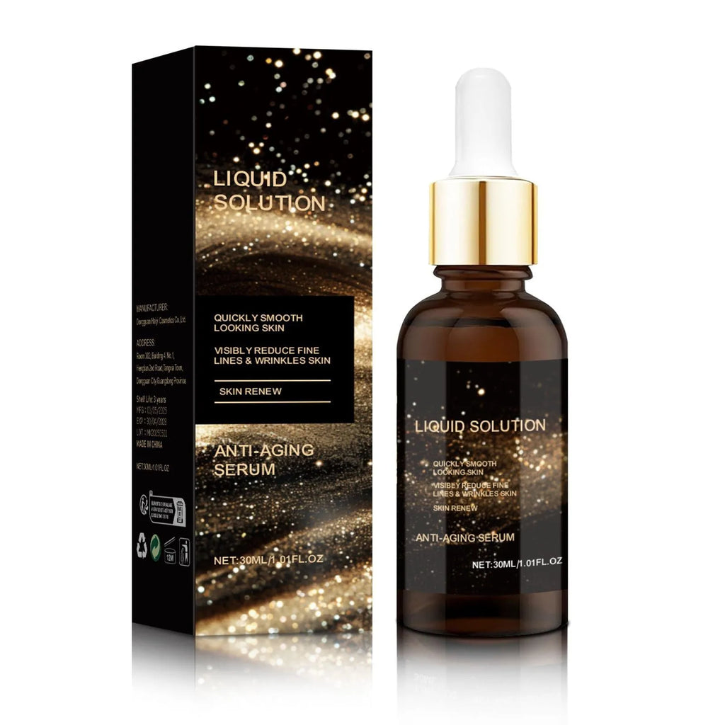 30ml facial moisturising liquid bottle with glycerin and hyaluronic acid