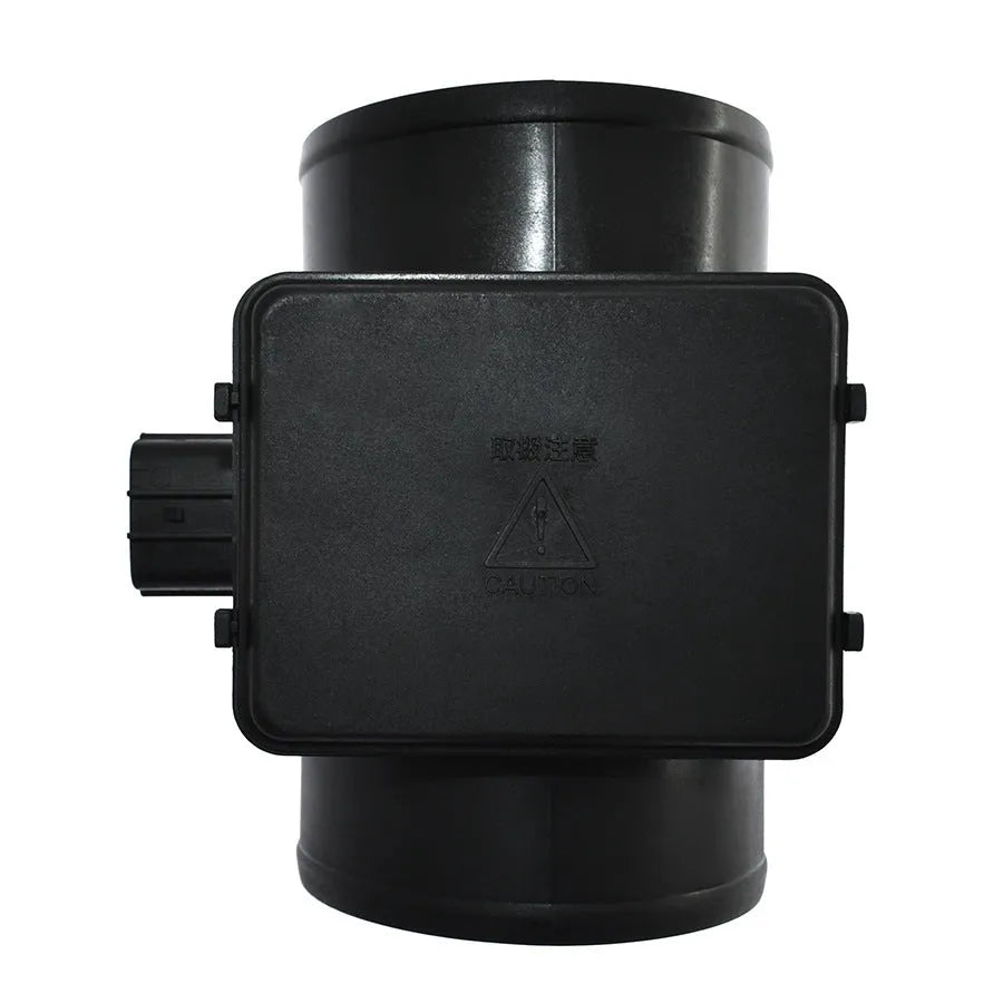 Black plastic air flow meter for automotive engine management with standard specifications