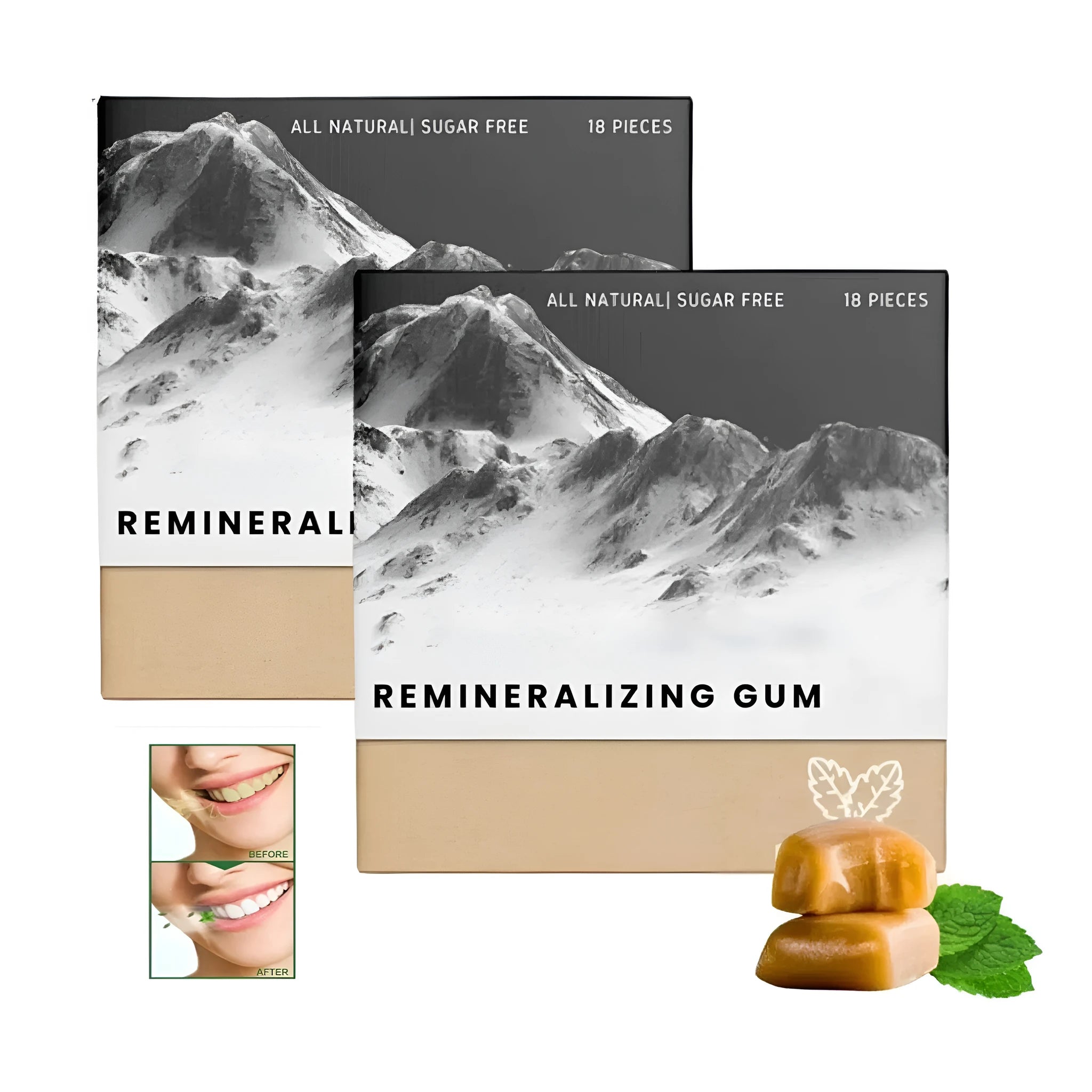 Box of 18 frankincense mint supplement tablets with Boswellia serrata extract