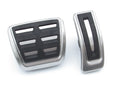 Stainless steel brake and accelerator pedal covers for Porsche Macan vehicles