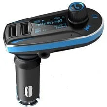BT618C vehicle Bluetooth FM transmitter car MP3 player with LCD screen and USB port