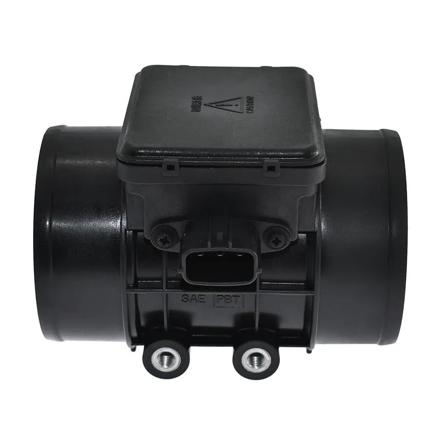 Black plastic air flow meter for automotive engine management with standard specifications