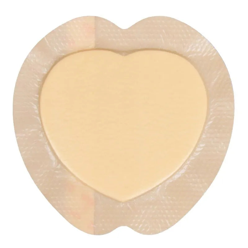 Large skin-coloured silicone gel bedsore prevention sticker for pressure relief