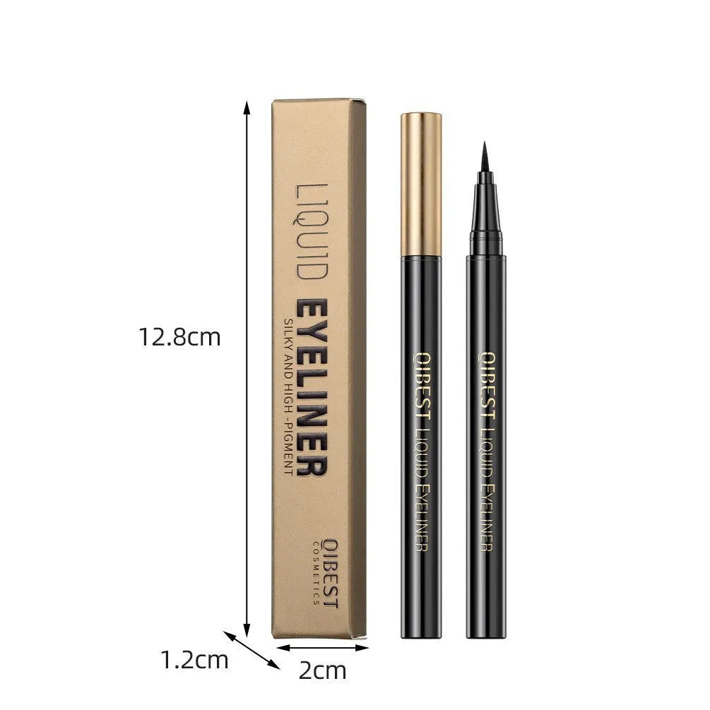 Black liquid eyeliner pen with quick-drying smudge-resistant formula, model Q2407