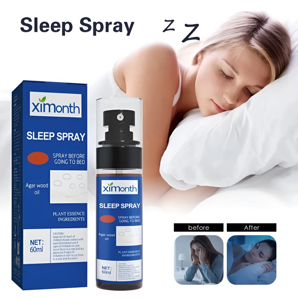 60ml transparent bottle sleep care aromatherapy spray with pump spray mechanism for bedtime relaxation