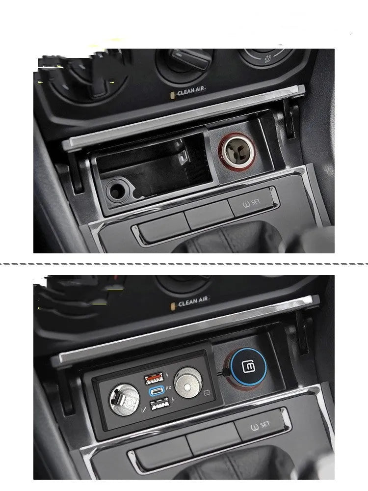 Volkswagen car charger with QC3.0 fast charging for Lavida Pola Weiling vehicles