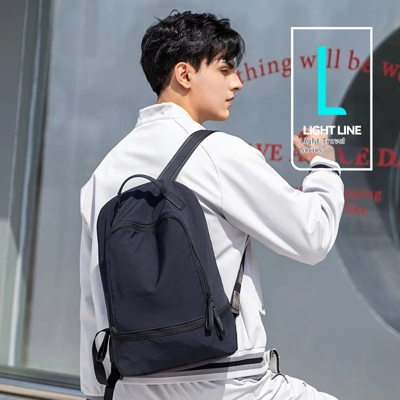 Marco Leideng solid colour Oxford cloth backpack with polyester lining