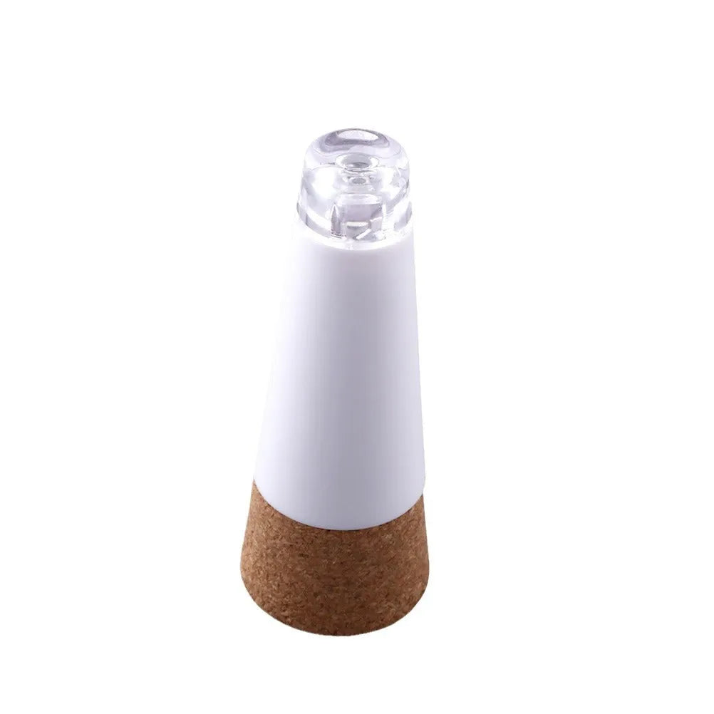 LED rechargeable bottle cap light with plastic shell for holiday decoration
